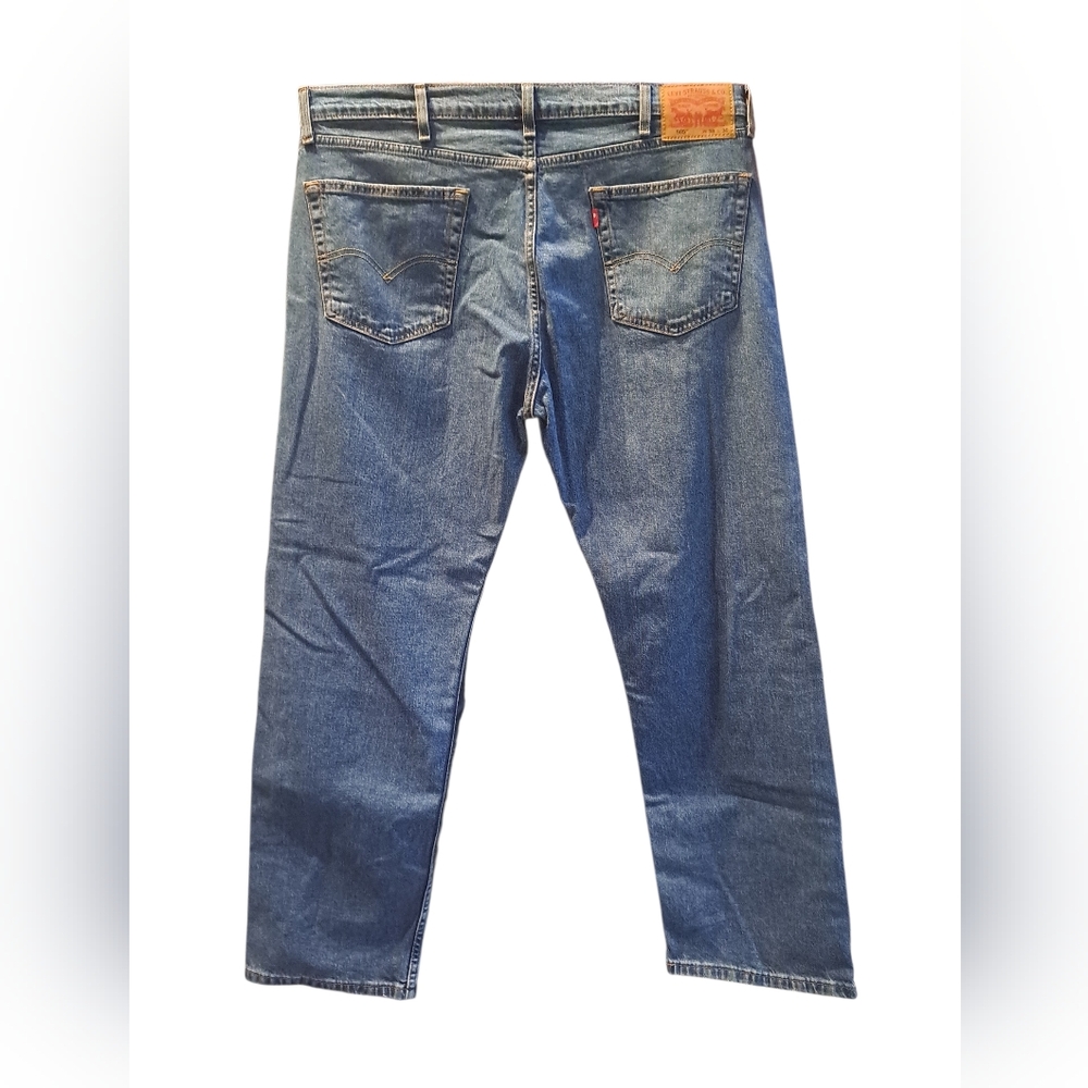 Levi 505 Men's Blue Jeans 38x30 - Picture 2 of 3